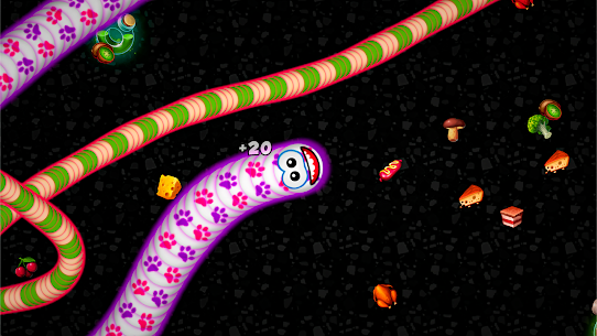 تحميل لعبة Worms Zone مهكرة للاندرويد من ميديا فاير 1